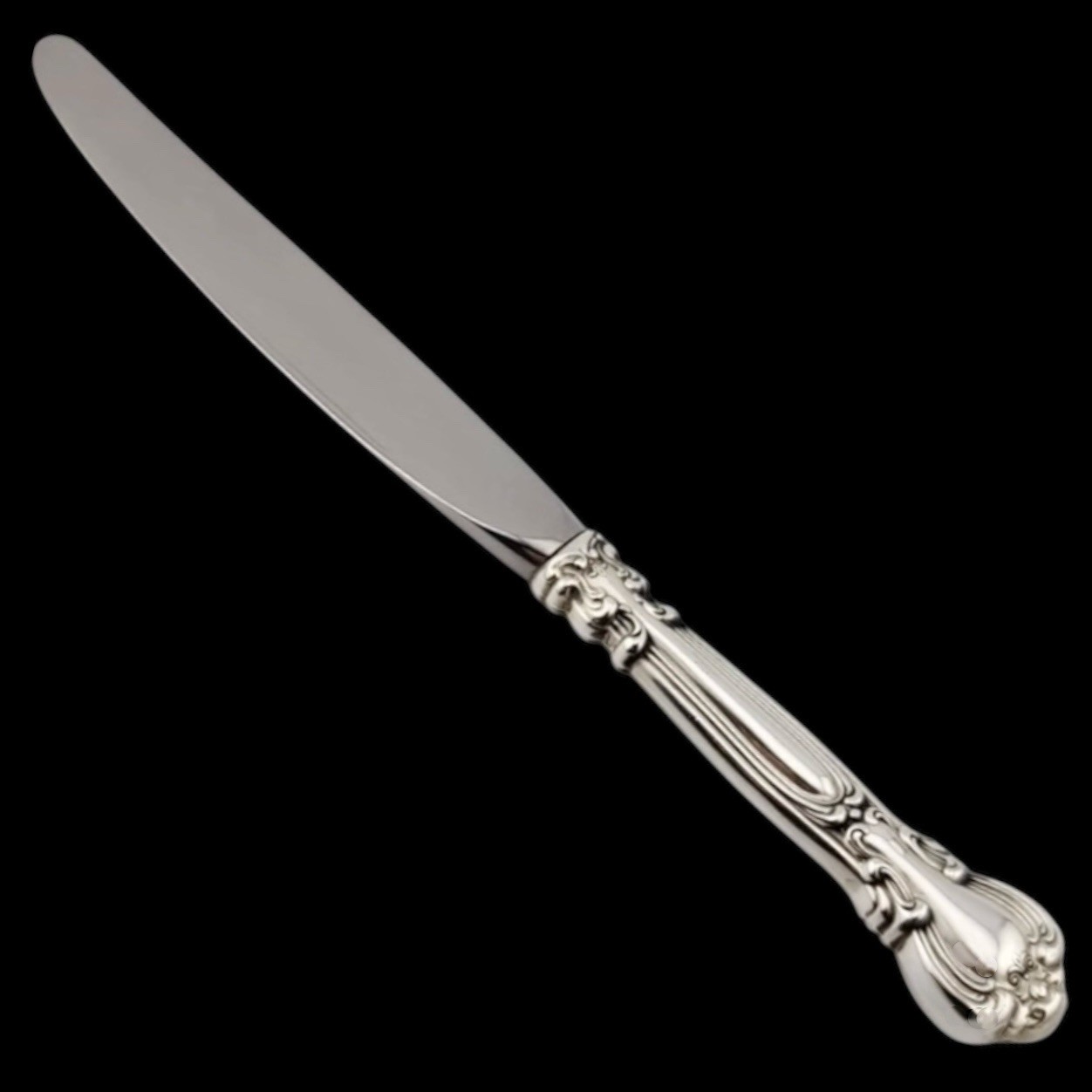 Chantilly Gorham Dinner Knife Modern Hollow Blades Sterling Silver 8 7/8″