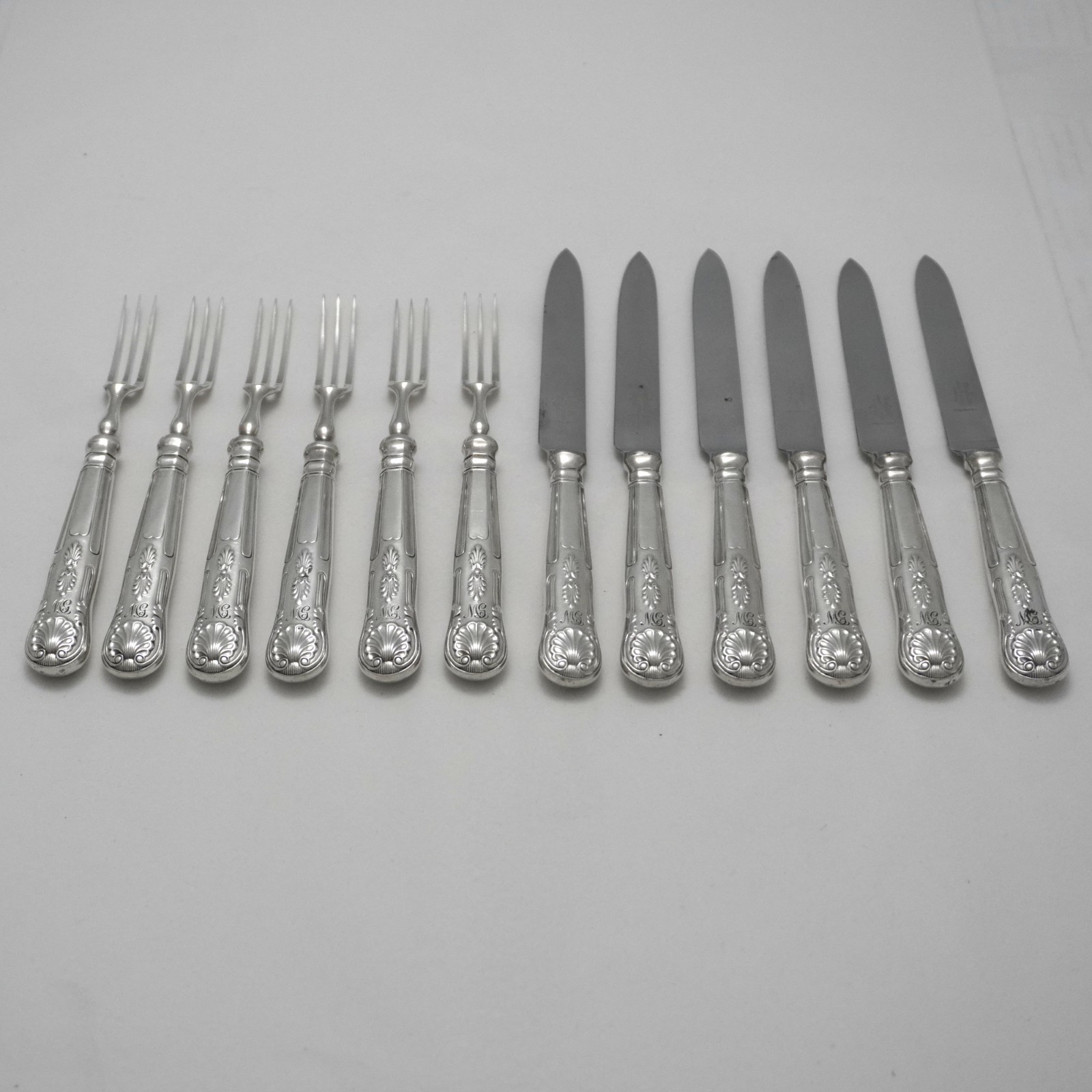 KINGS Design Mappin & Webb Silver Service Cutlery Twelve Piece Afternoon Tea Set