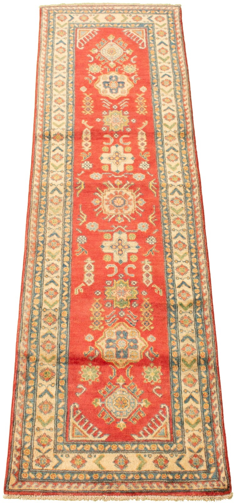 Vintage Hand-knotted Runner Rug 2’10” x 9’5″ Traditional Oriental Wool Carpet