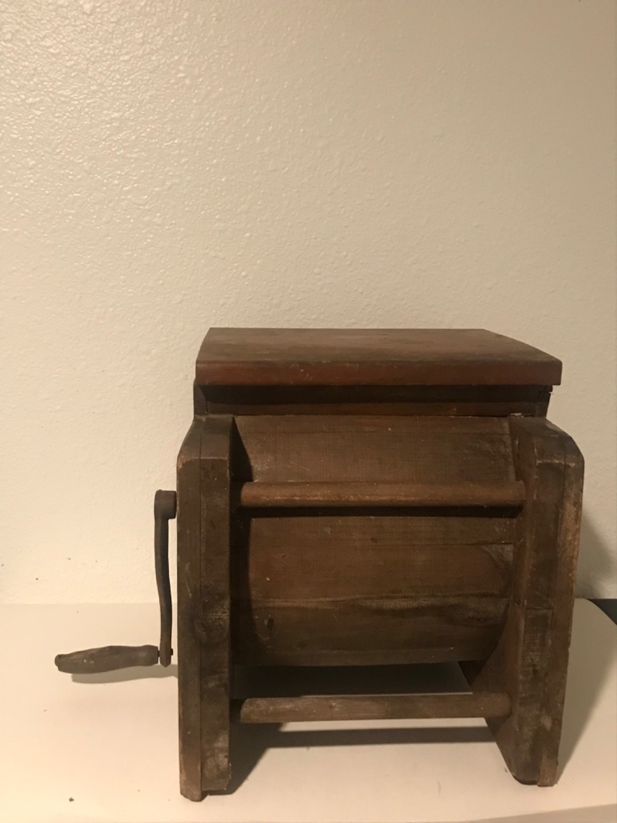 Antique Wooden Butter Churn / Barrel Style Farm Churn