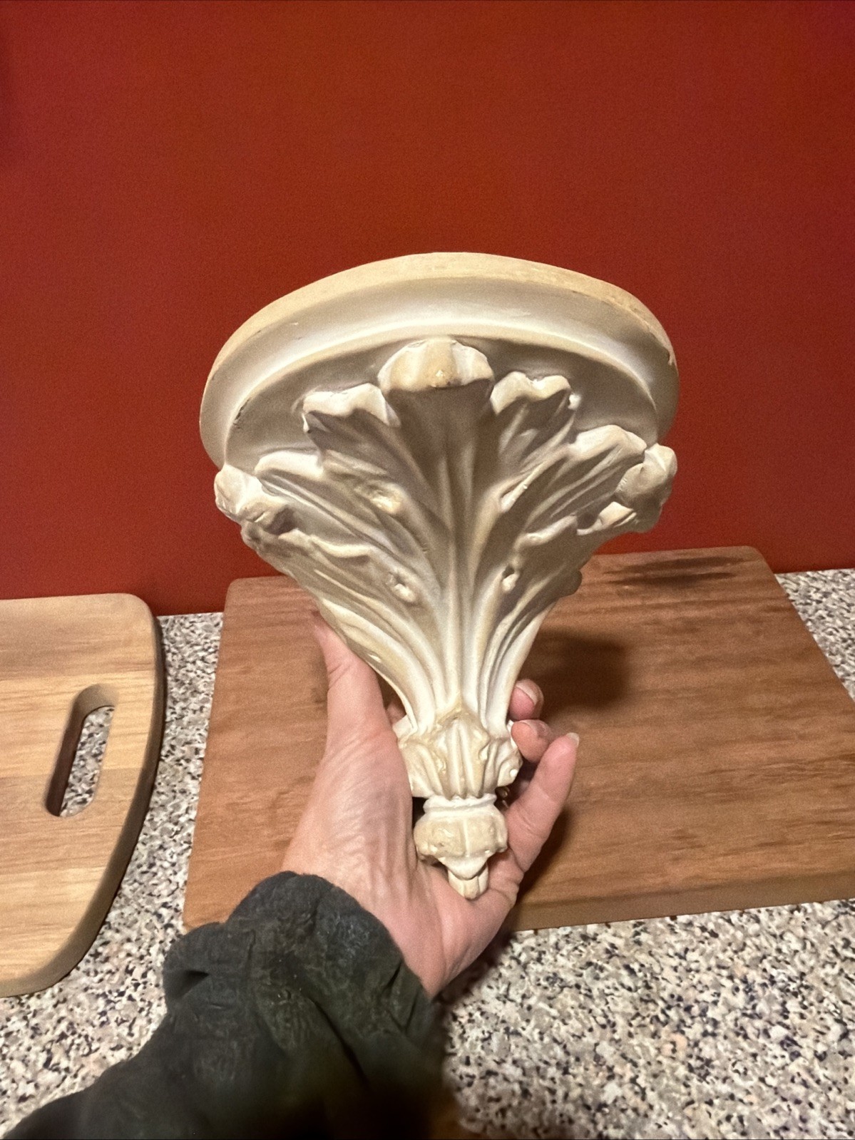 Vintage Chalk Ware? Corbel Design Accents In GA Interior Design Supports SH7