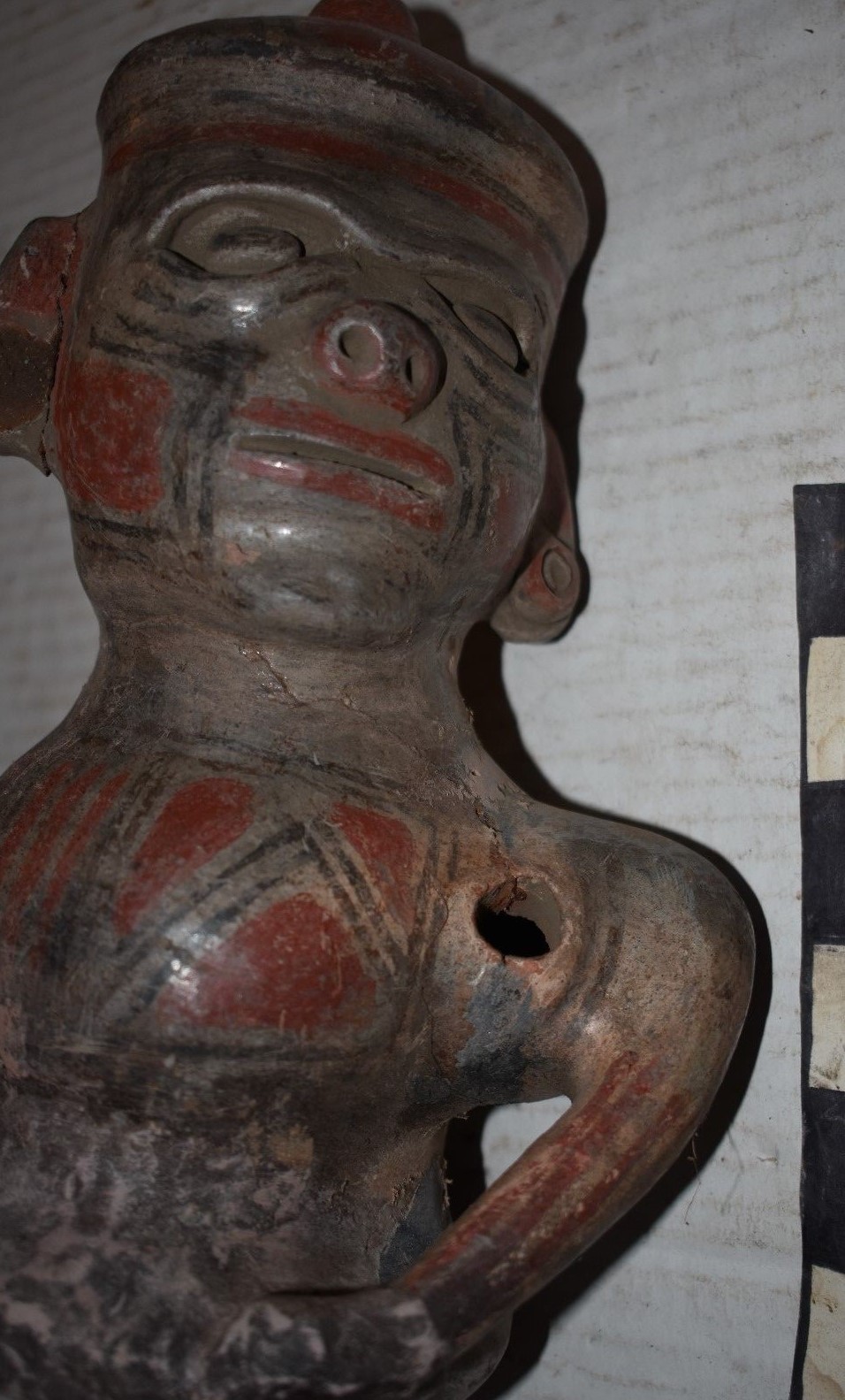 ORIG $399. PRE COLUMBIAN NICOYA FIGURE 8″ PROVENANCE