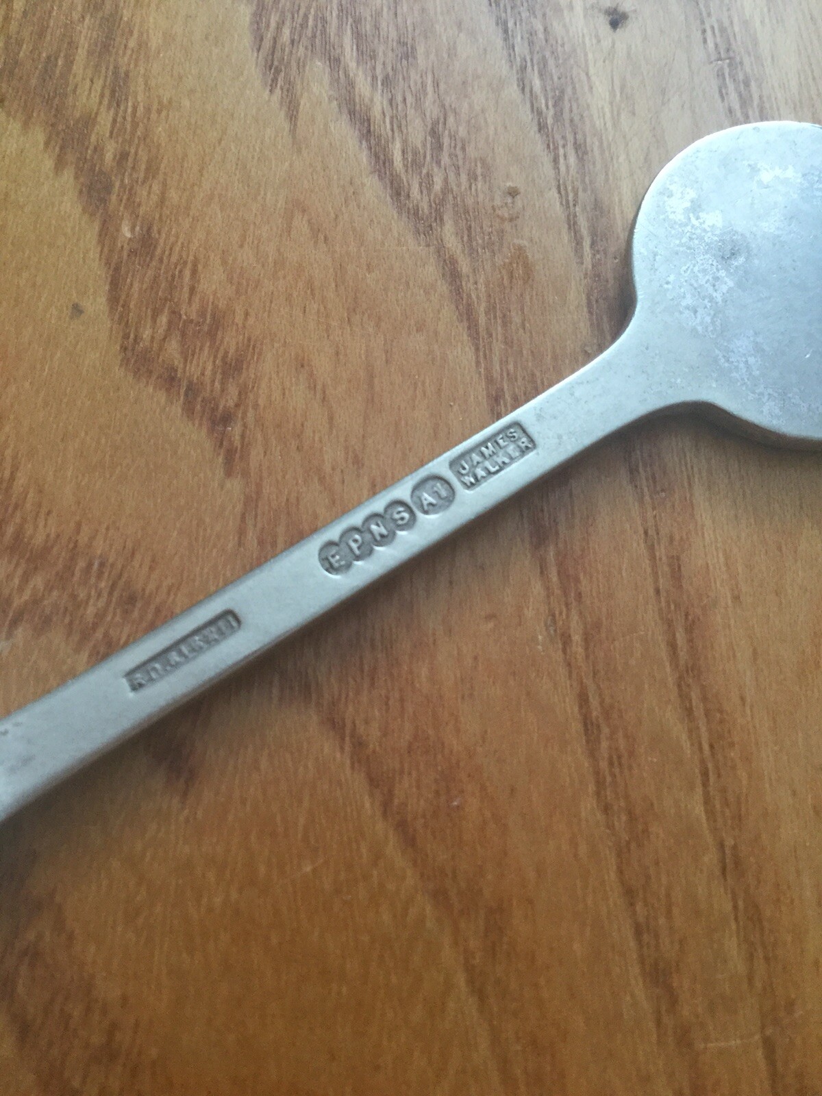 George VI Silver Plated Coronation Spoon. 1937. James Walker. “Harrow”