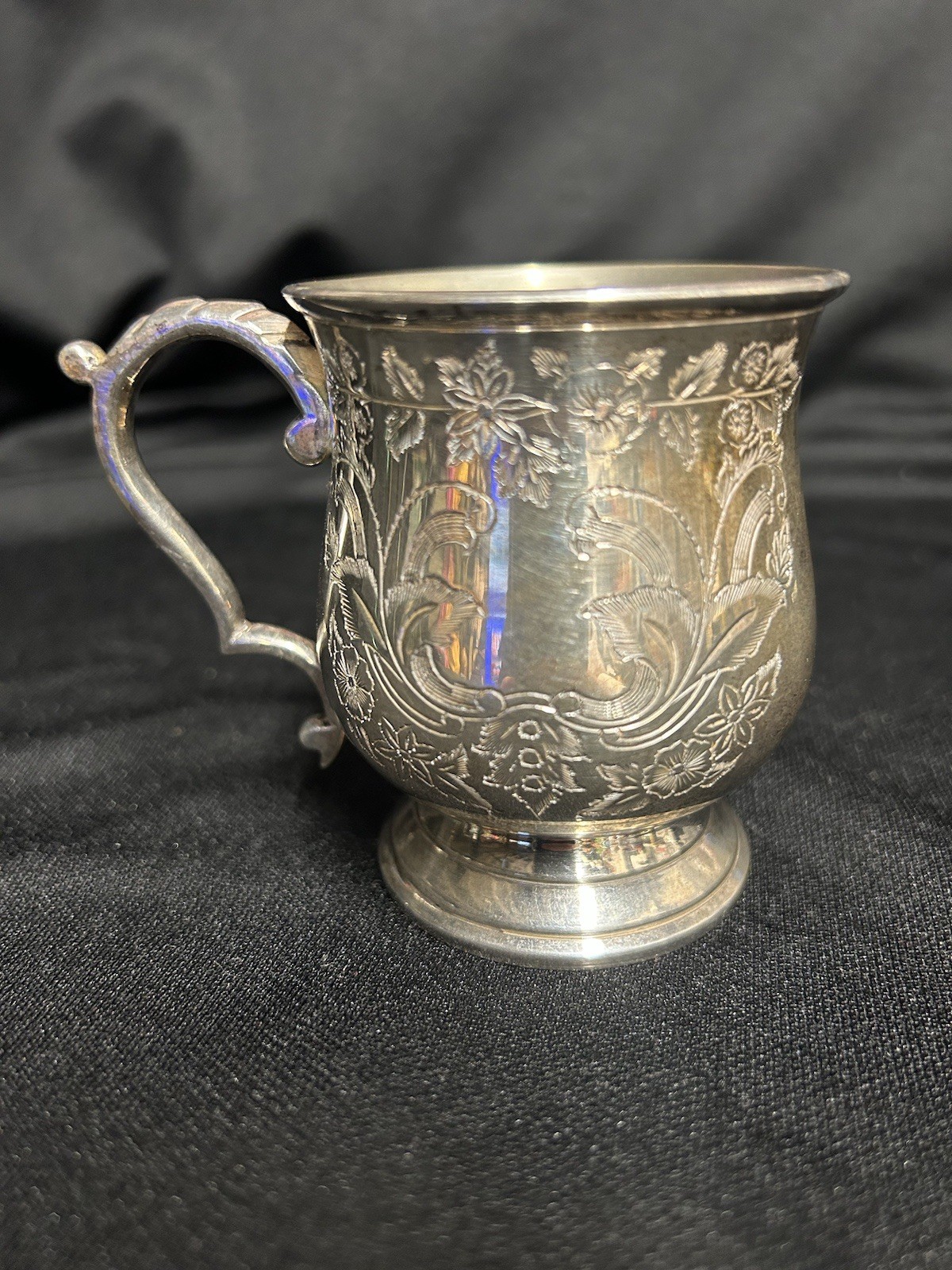 1836 James Dixon & Sons christening cup. Very Rare