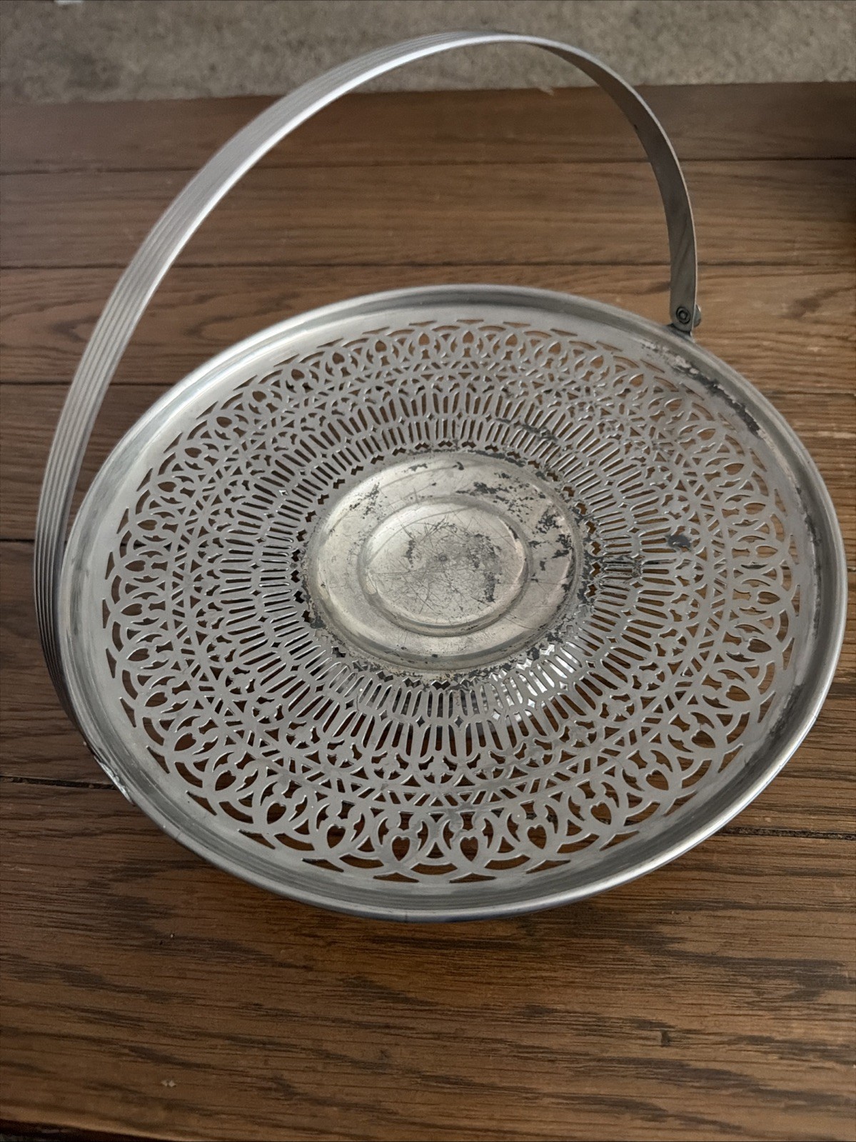 Hemill Silverware Inc Sheffield Pierced Plate