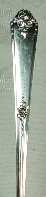 SWEET BRIAR ONEIDA COMMUNITY SILVERPLATE 6 SOUP SPOONS SUGAR SPOON 1948