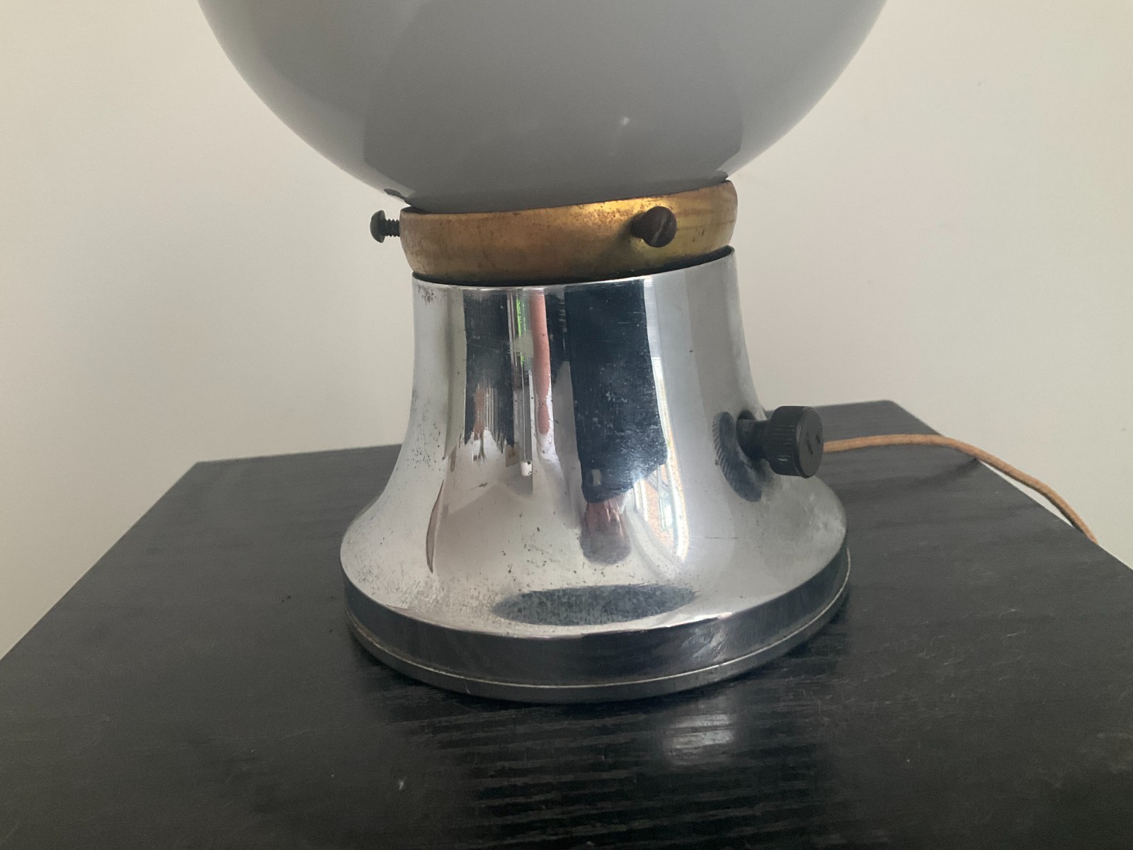 Chase Walter Von Nessen Constellation Saturn Lamp Issues Missing Finial Rare