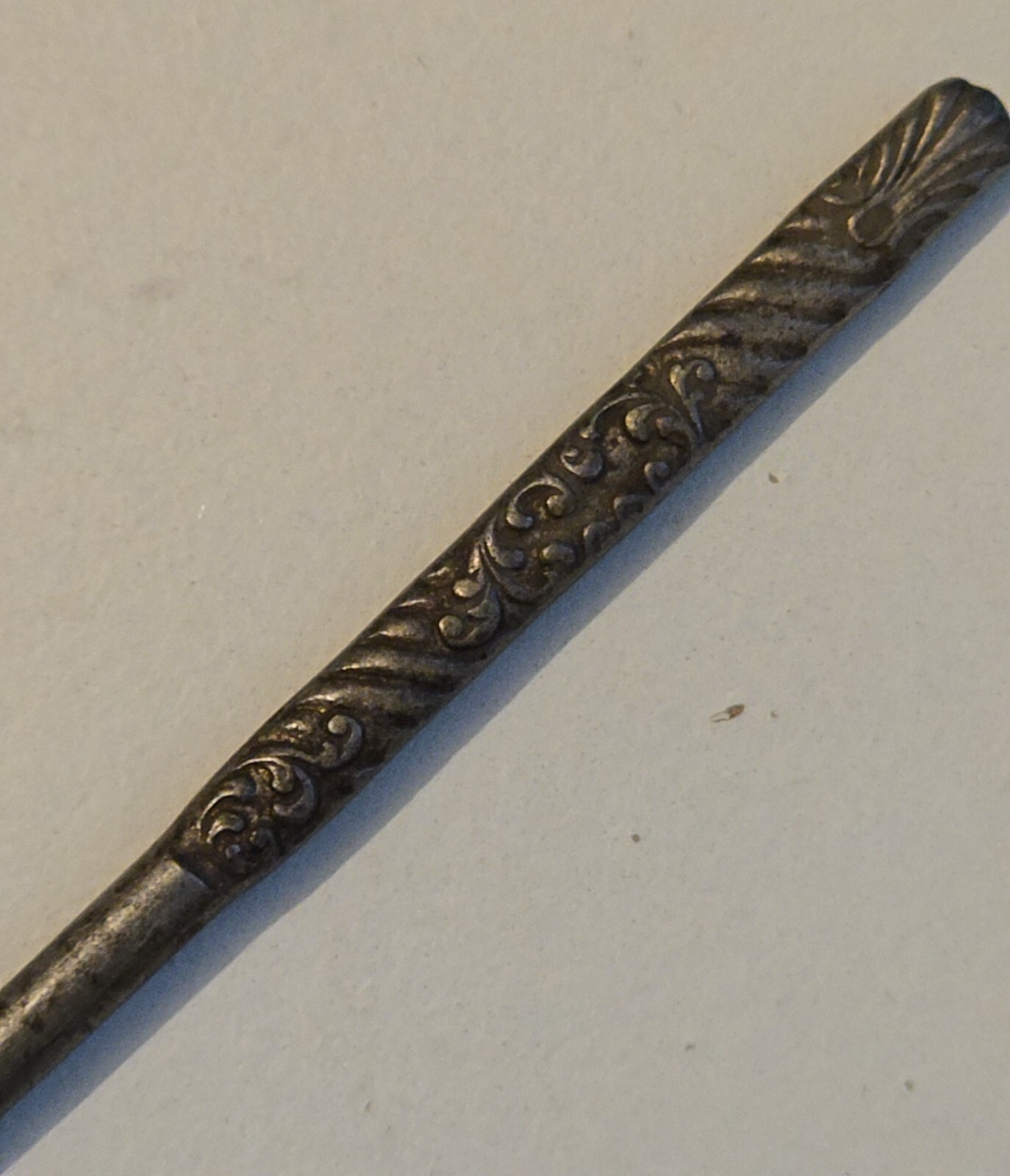 Antique Button Hook & Bodkin Set – Victorian Shoe Glove Tool Ornate Silver