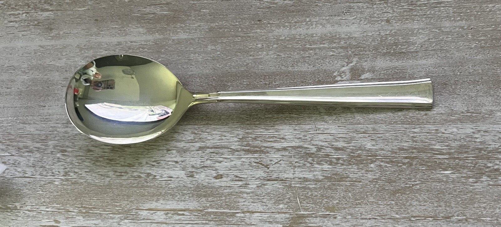 New Era 1955 Silver Plate Round SOUP SPOON by ONEIDA COMMUNITY