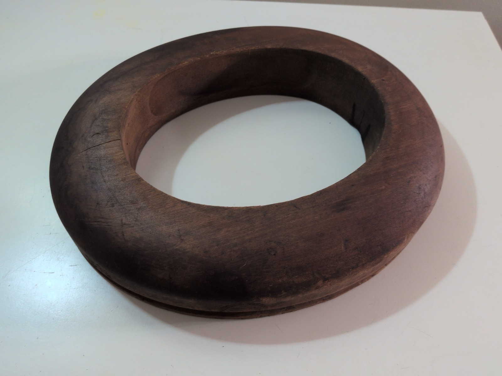 Antique Hatters Supply House Chicago Wood Hat Brim Block 7½ Millinery