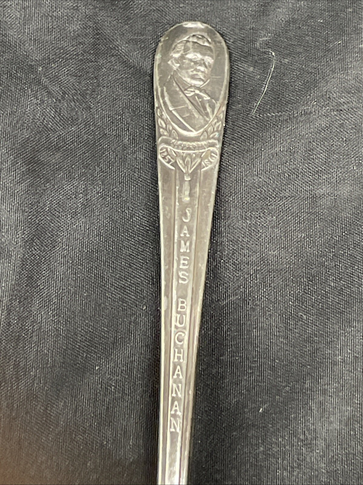 Presidential Souvenir Spoons James Buchanan And Ulysses S Grant. See Description