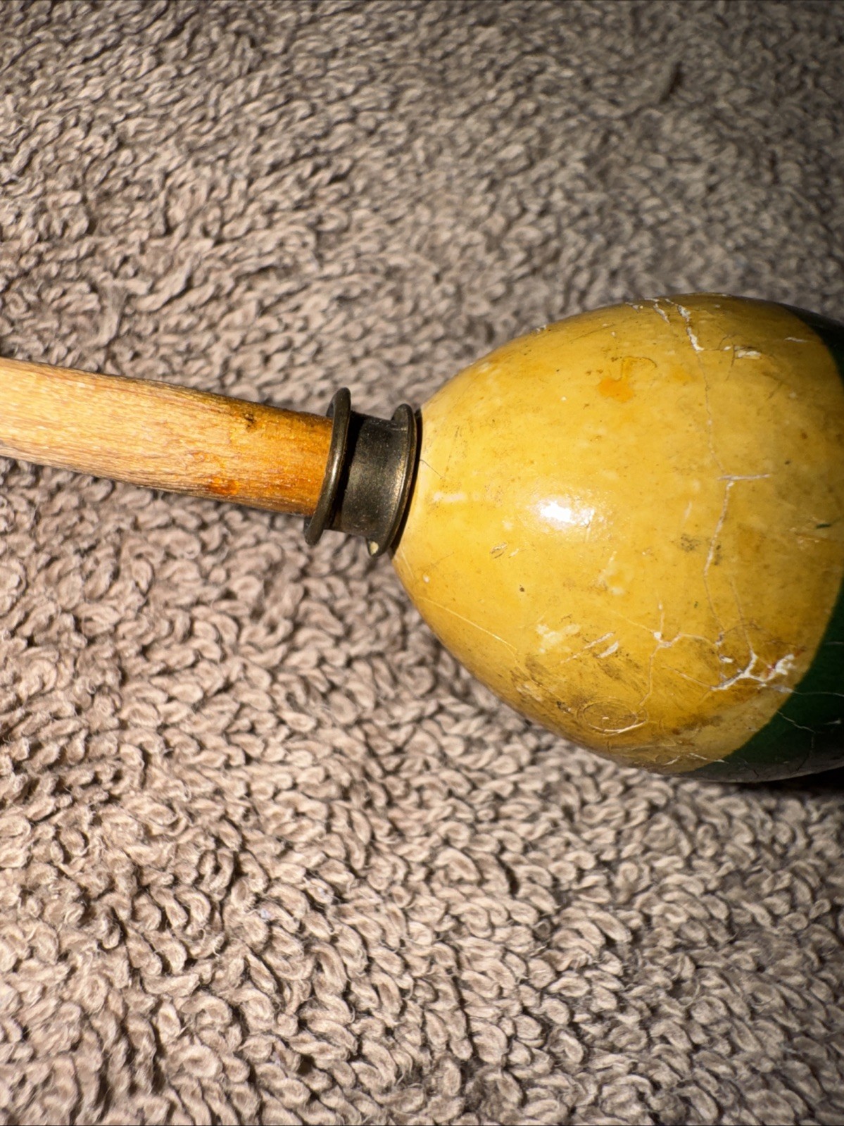 Antique Or Vintage Wood Wooden Fishing Float Bobber. (TS1)