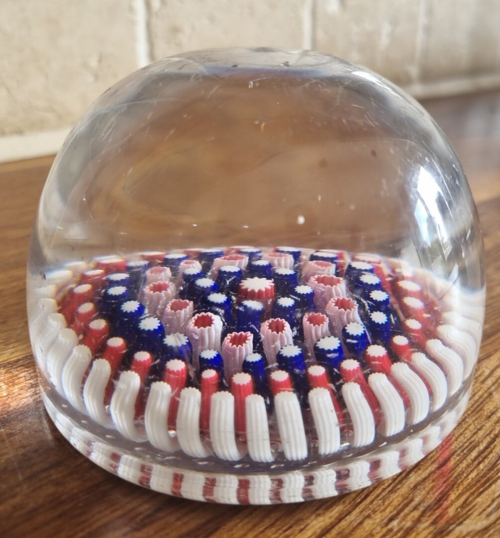 Mid 19thc Paper Weight..colourful