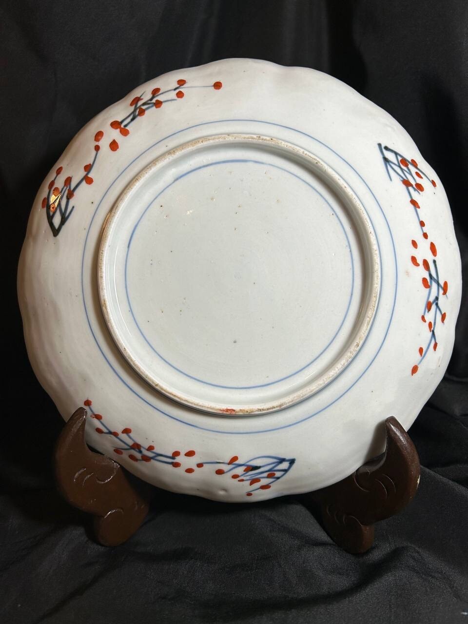 Antique Japanese Imari Meiji Period Plate Hand painted 19th Century 8.75” 22.5cm