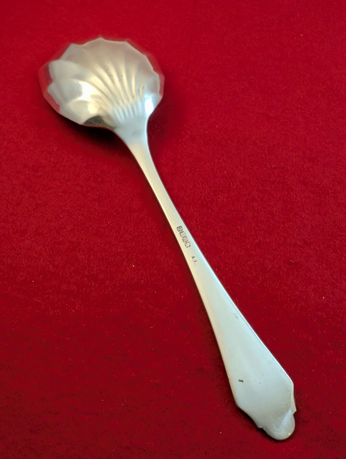 Georgian Pattern Silver Plate Casserole Serving Spoon 9 1/4″ Silverplate