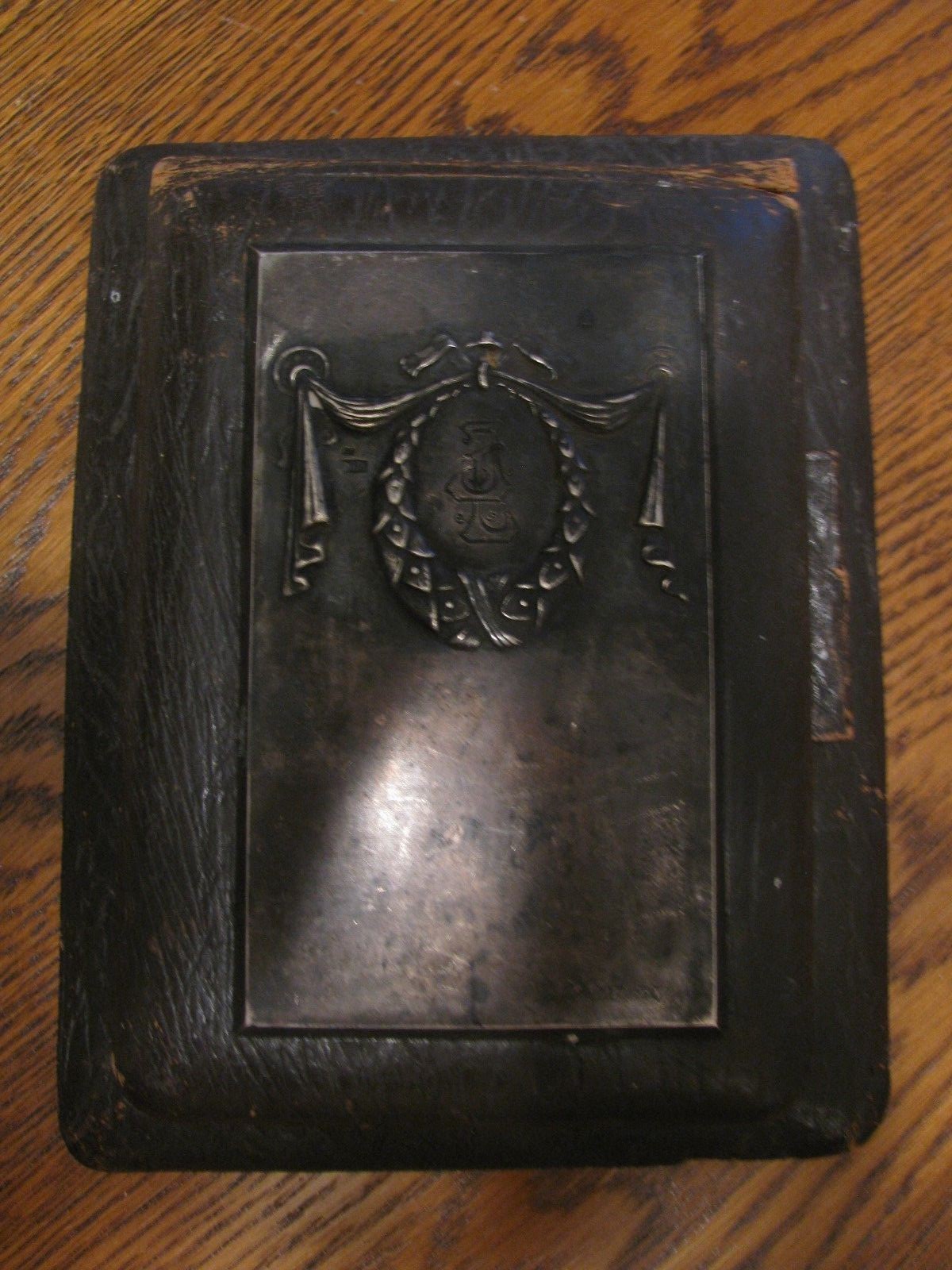 RARE RUSSIAN FLIP CASE DESK ORGANIZER BOOK 30s Silver / 875