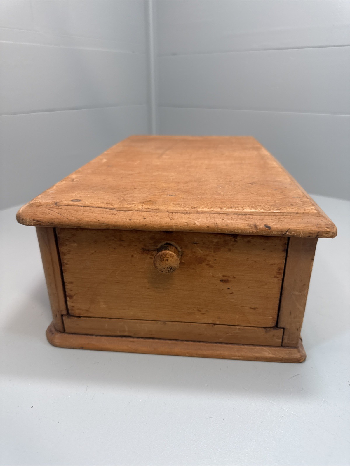Early Handkerchief / Glove Catalog Drawer Dresser Cabinet Primitive Victorian