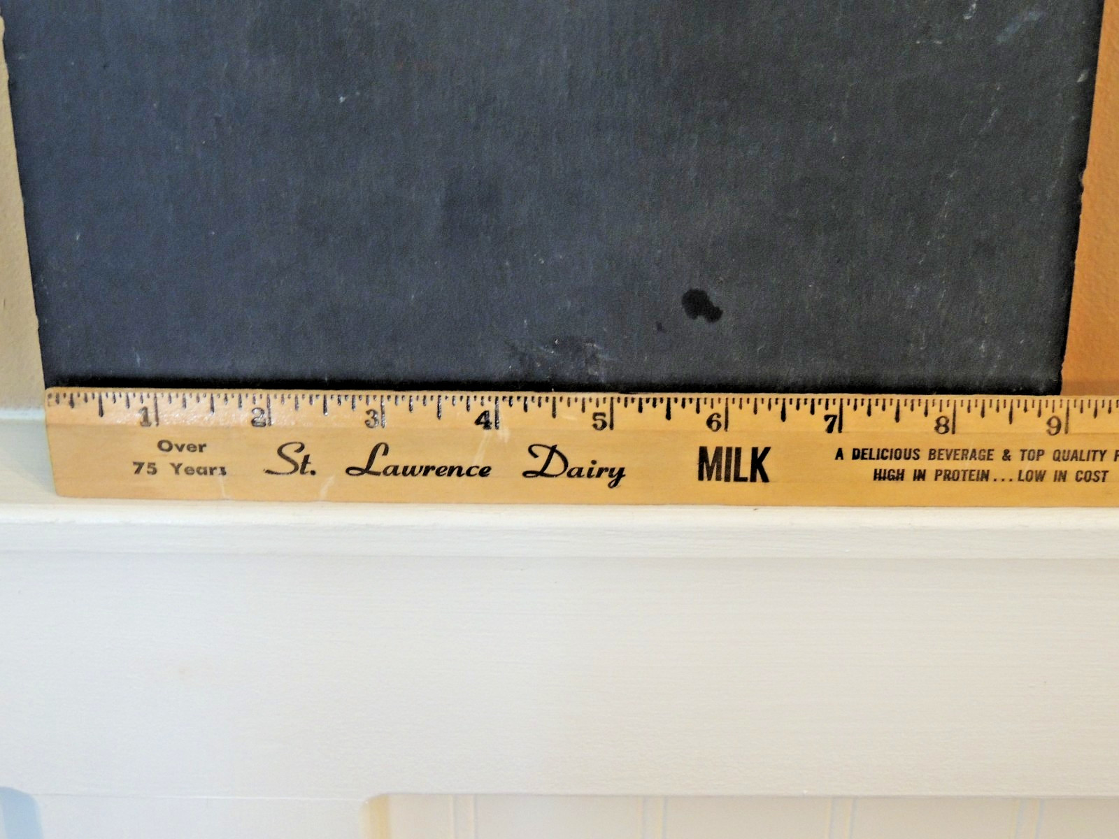 Vintage Painted Child’s School House Simply Slates Roof Slates, ABC-123 Hanging