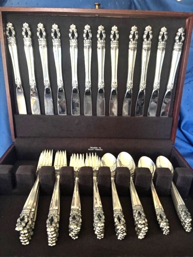 GORHAM HISPANA-SOVEREIGN C1968 STERLING SERVICE FOR 12 60 PCS