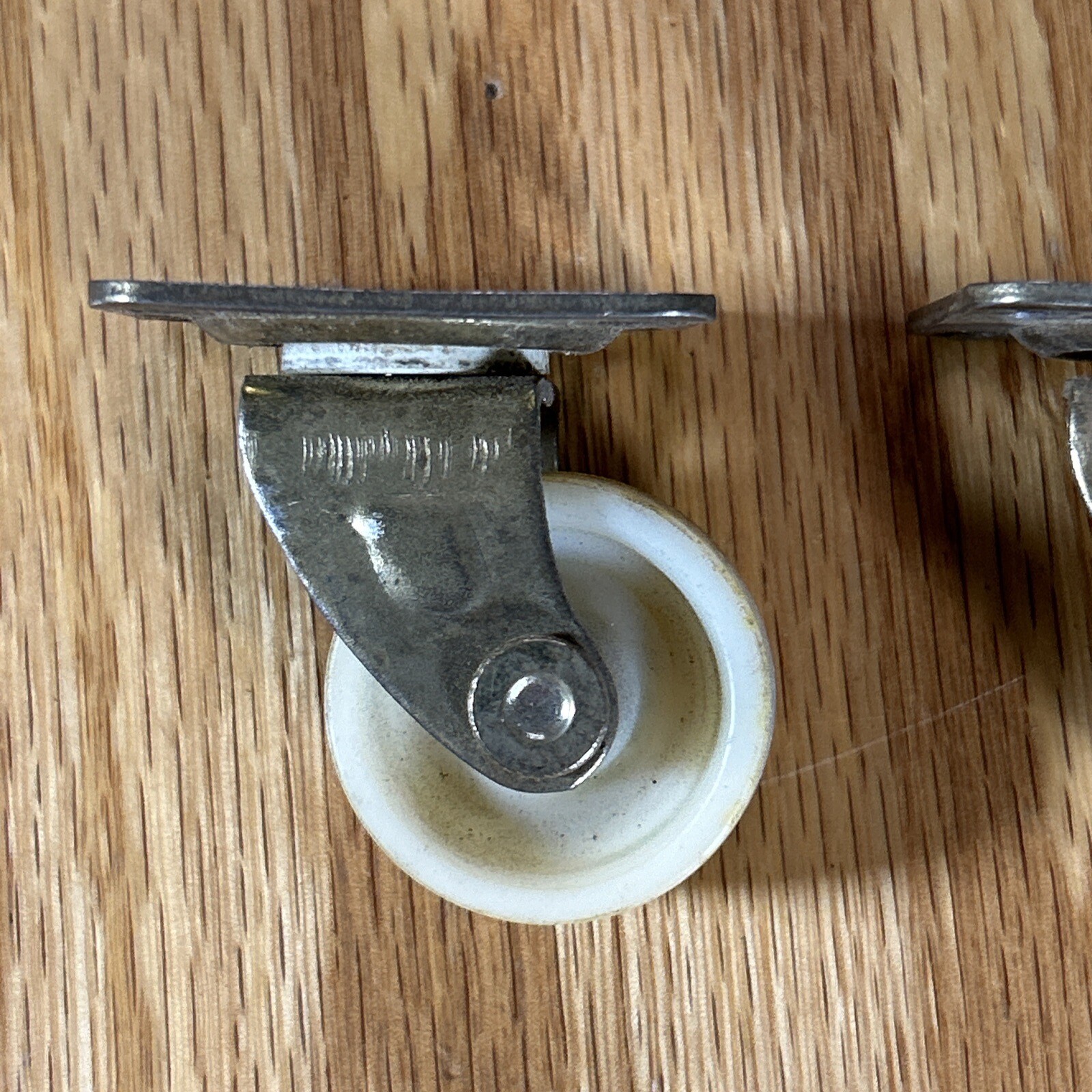 Vintage Swivel Caster Wheels Lot Furniture Plastic Wheels Damage