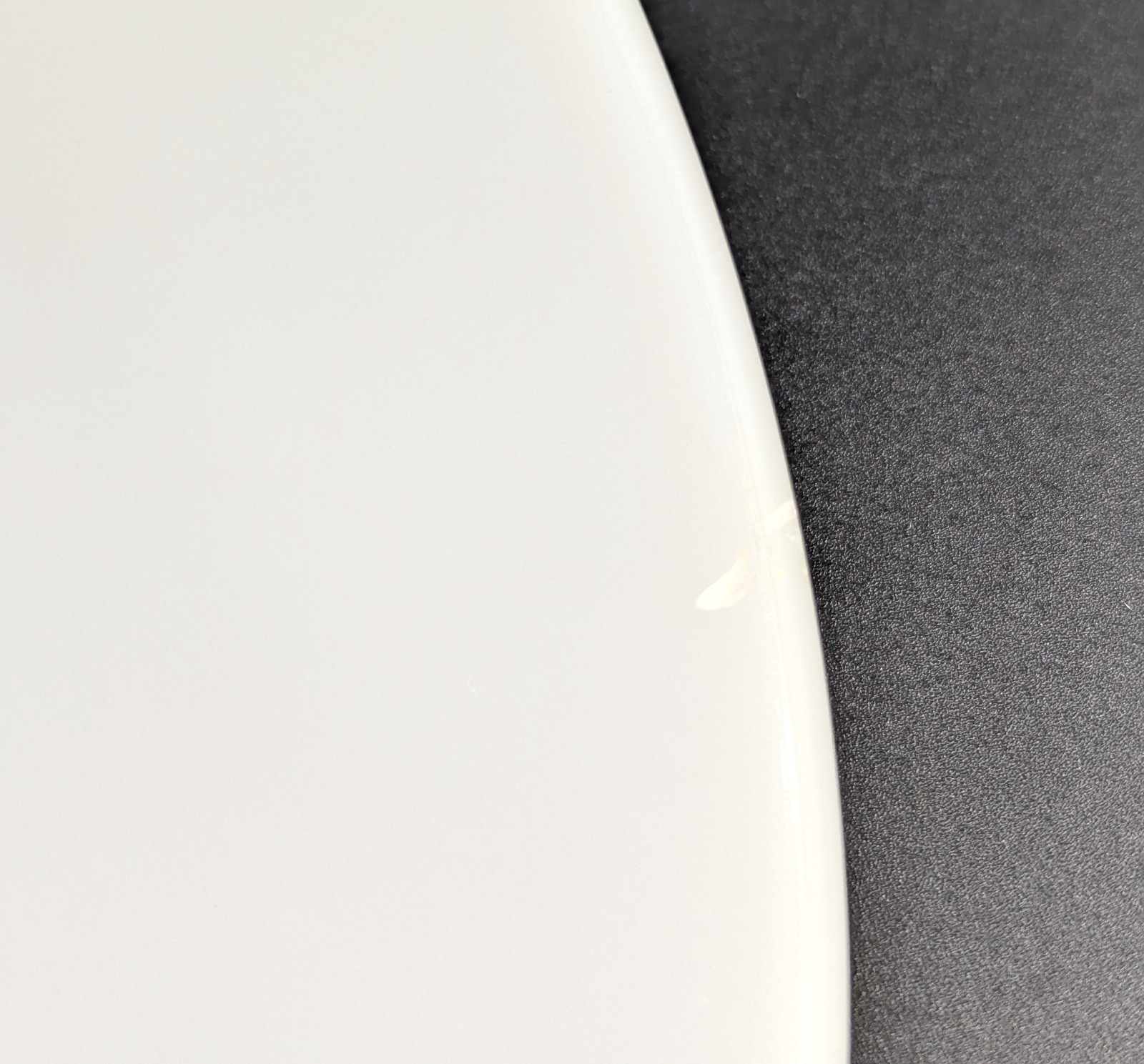 Vintage Small White Milk Glass Diffuser Reflector 6” Dia. Alleghany Glass 2-1/4″