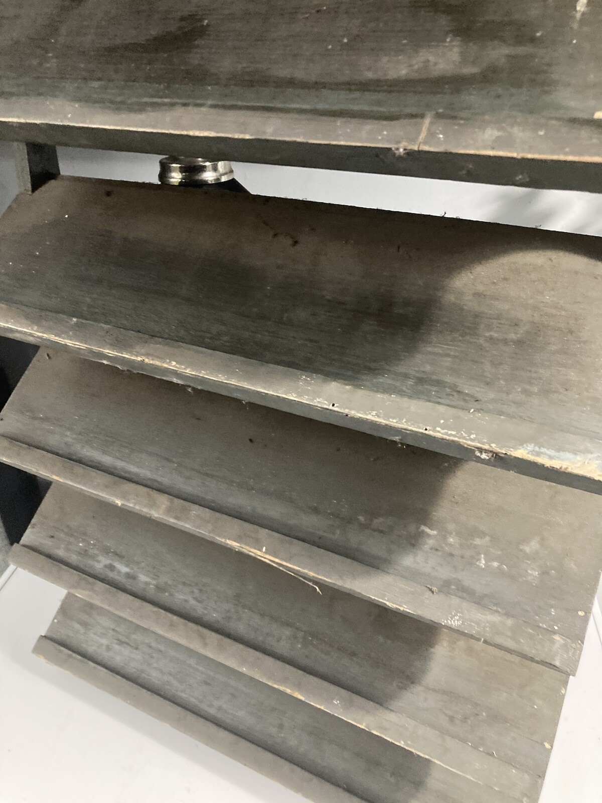 Antique Scratchbuilt Printers Type Setting Stand 21”x 16” X 7” Approx