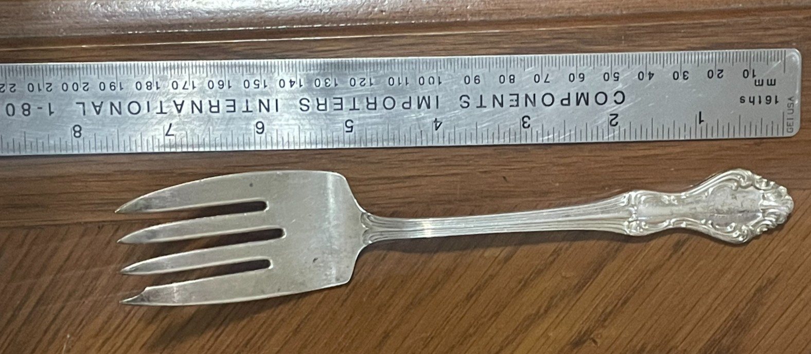 Princess Elizabeth By National Sterling Silver Serving Fork 63 g