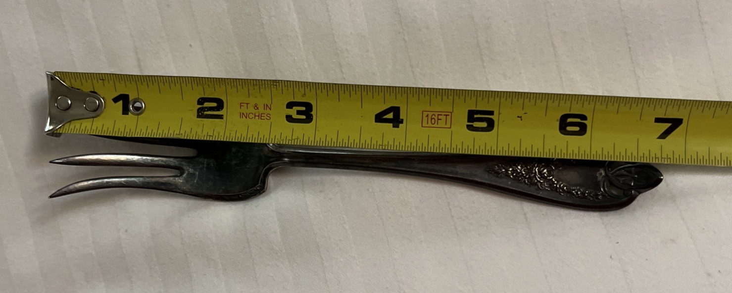 1847 Roger’s Bros Cold Meat Serving Fork Old Colony Silver Plated