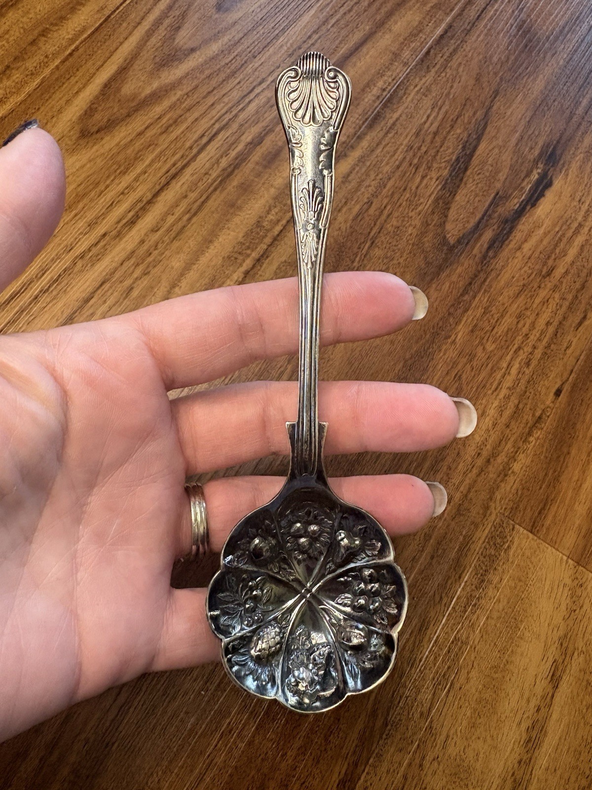 Vintage EPNS A1 Sheffield England Silver Plate Berry and Fruit Spoon
