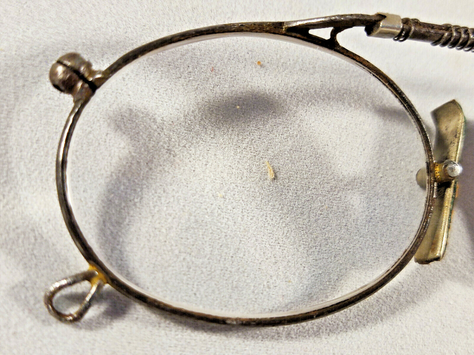 Antique Spectacles Reading, Rare, Tin Metal Aluminium Case Box 4 3/8″, 1900-1920