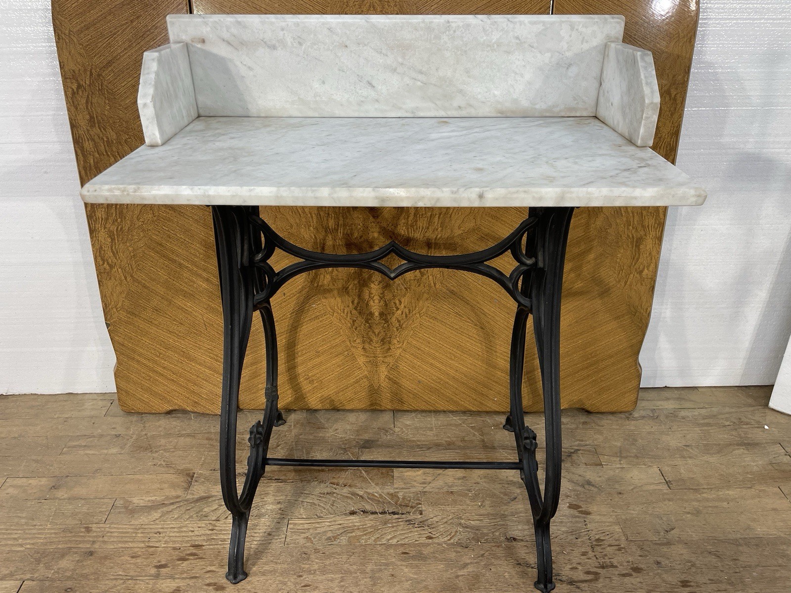 Antique Marble Replacement Top 27 3/4″ x 15 1/4″ Rectangle from Washstand White