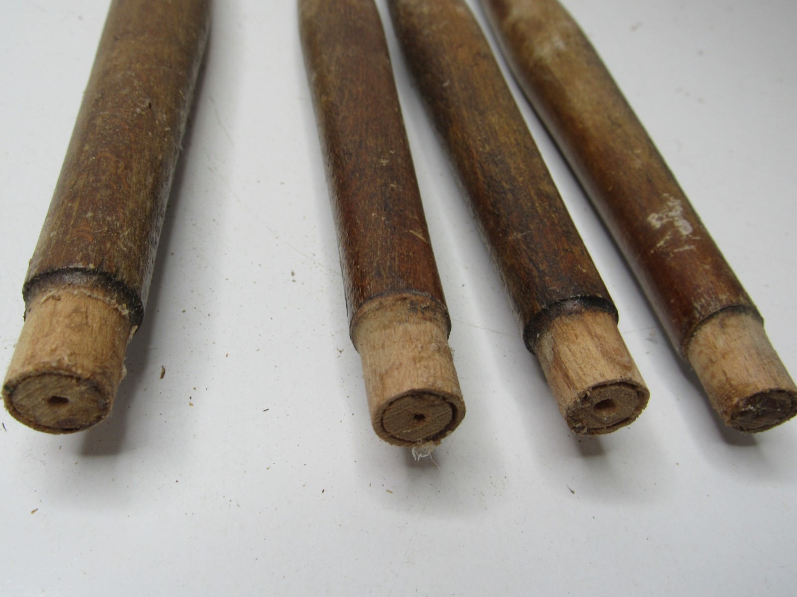 Lot Of 4 pc. Vintage Turned Wood Spindles Assorted for Chairs & Decor #P23-6