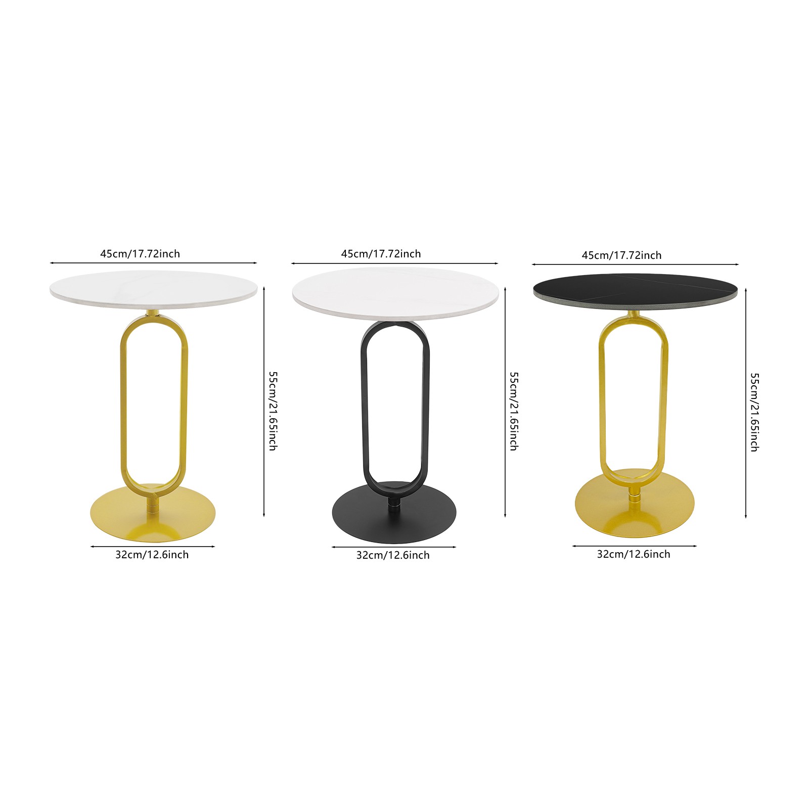 Side Table Round Side Table Modern Coffee Table For Living Room Balcony