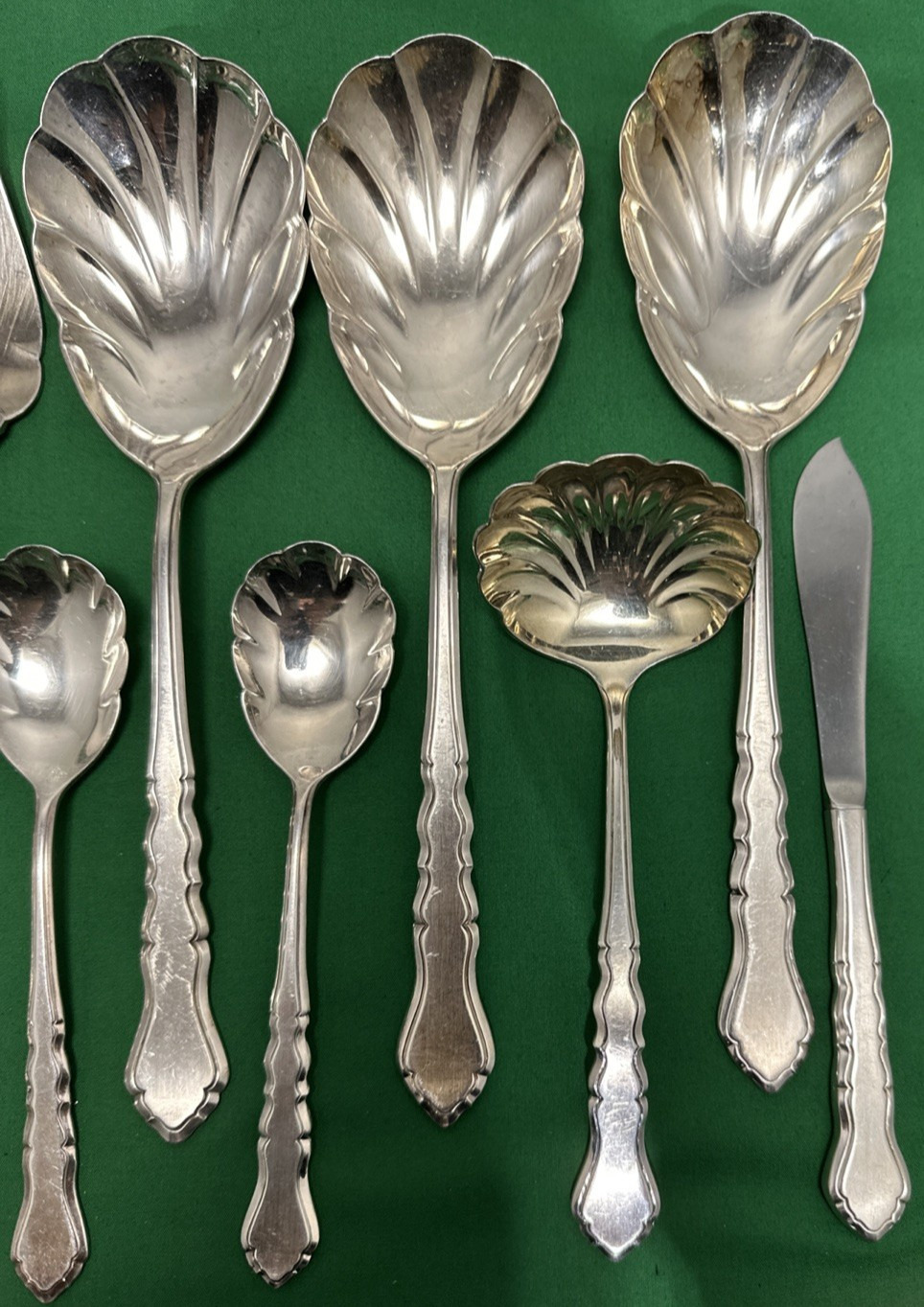 15 Pc CENTENNIAL Silverplated SERVING PIECES – DOUBLE HOSTESS SET 1847 Rogers
