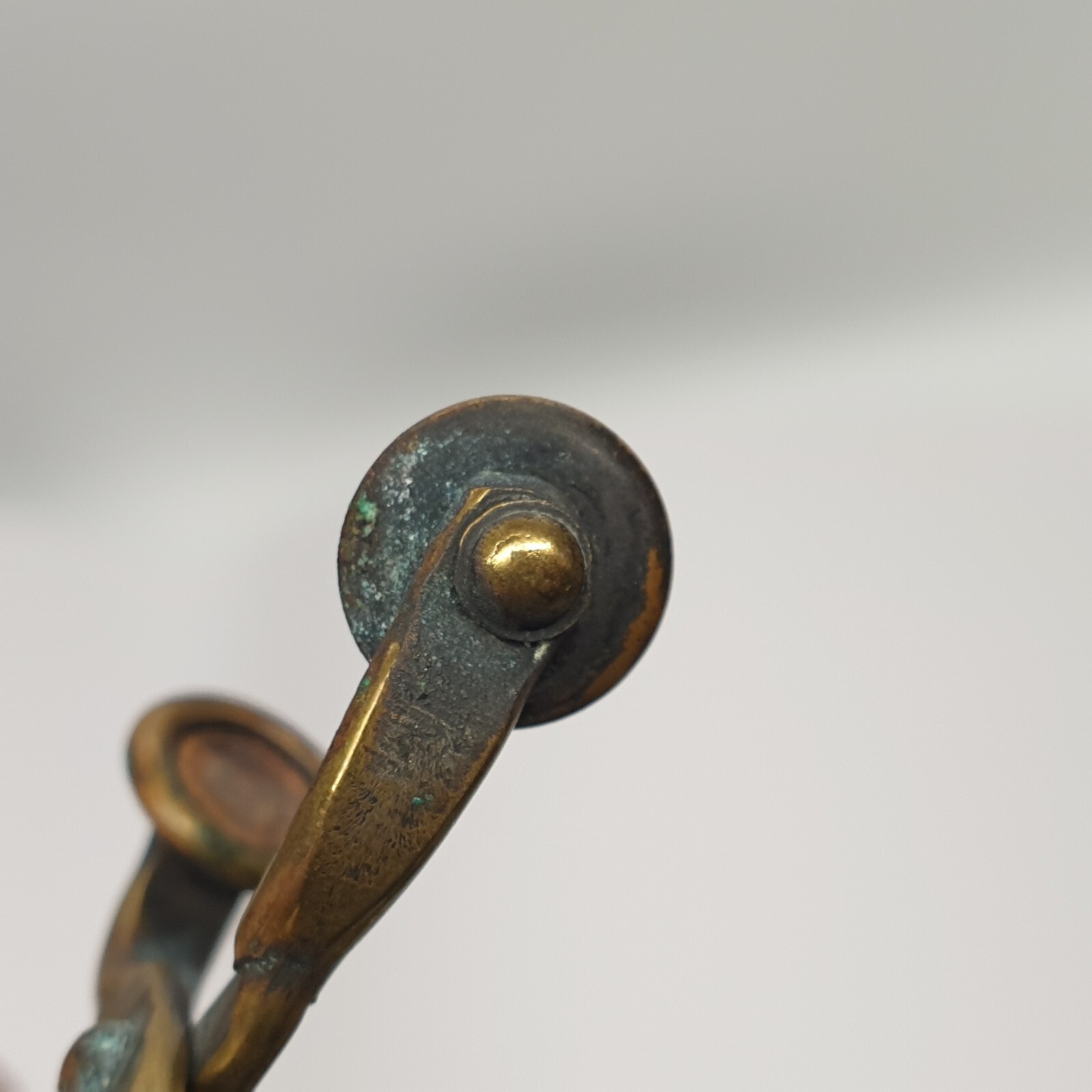 Antique Victorian Skirt Lifter Brass Fyfe Patent Shell Design