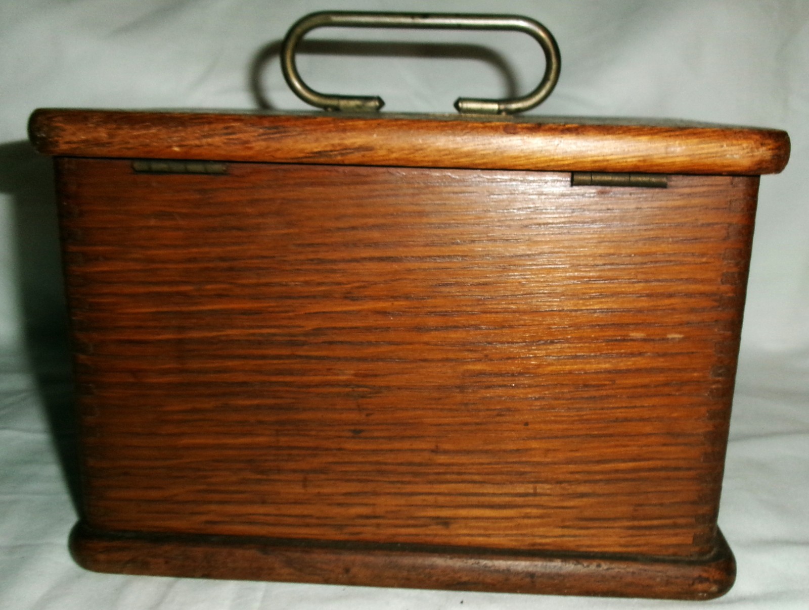ANTIQUE PRIMITIVE WOOD DOCUMENT BOX HOME OFFICE BILLS PAPERS RECEIPTS CASH LATCH