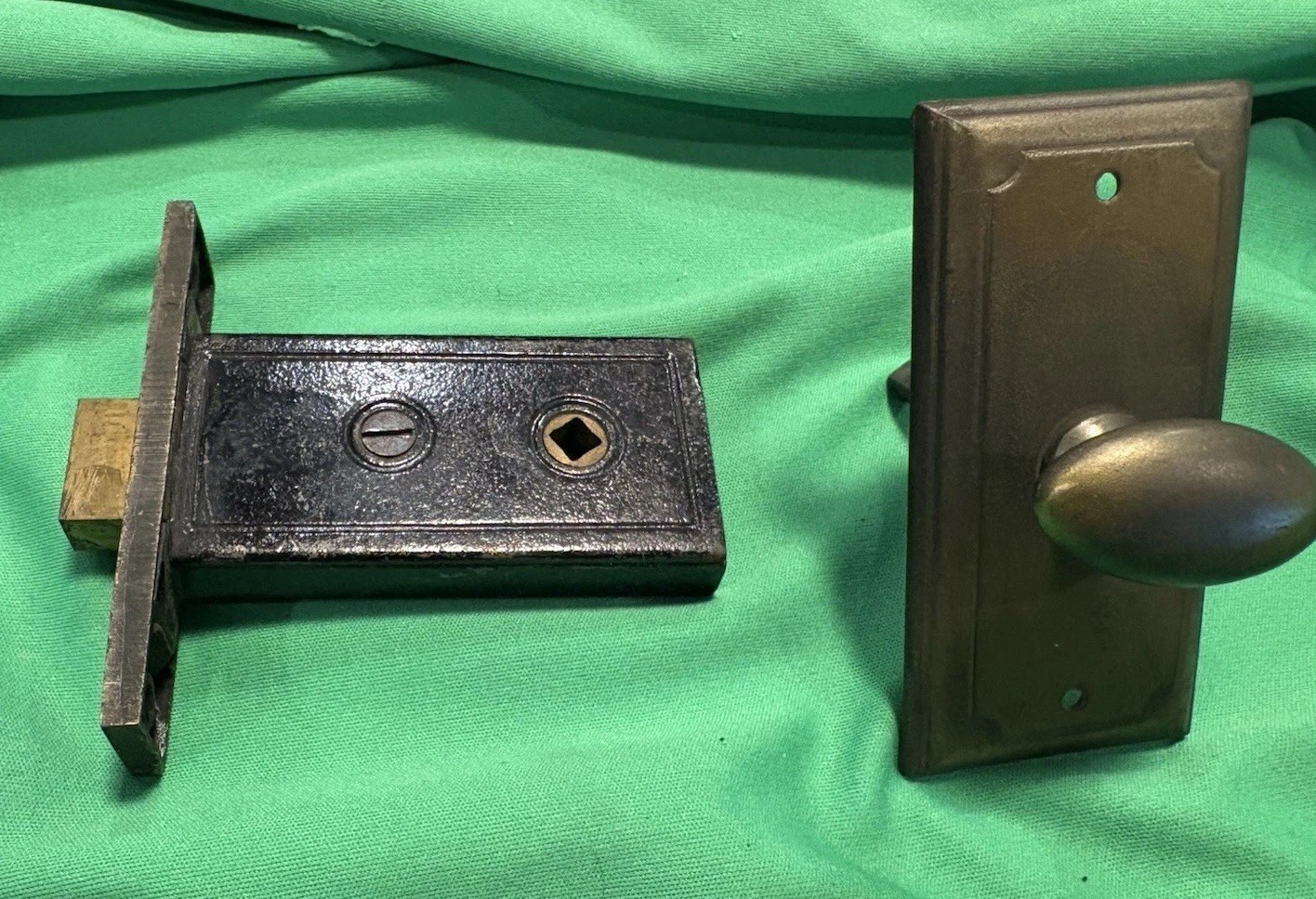 Vintage Antique Mortise Door Latch – New Old Stock