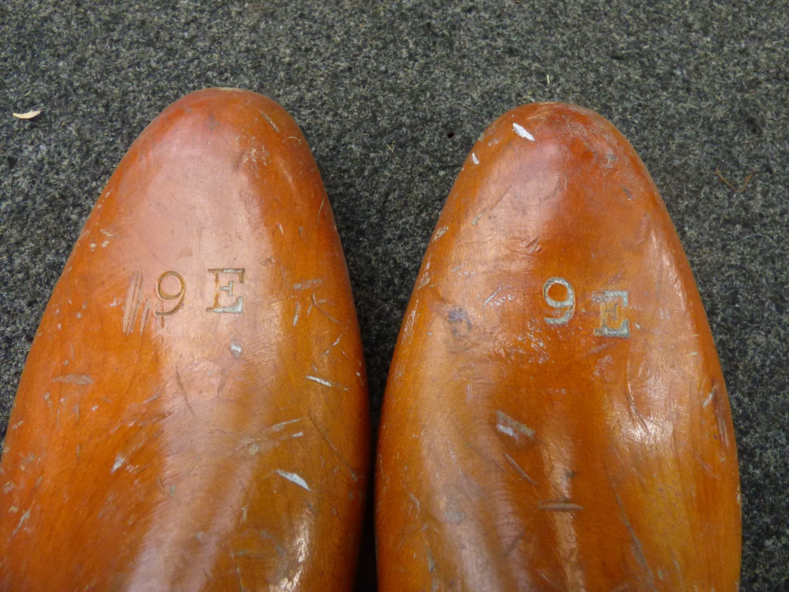 VINTAGE PAIR 1950’s Size 9E Shoe Lasts (Craddock Terry Shoe) Lynchburg,Va