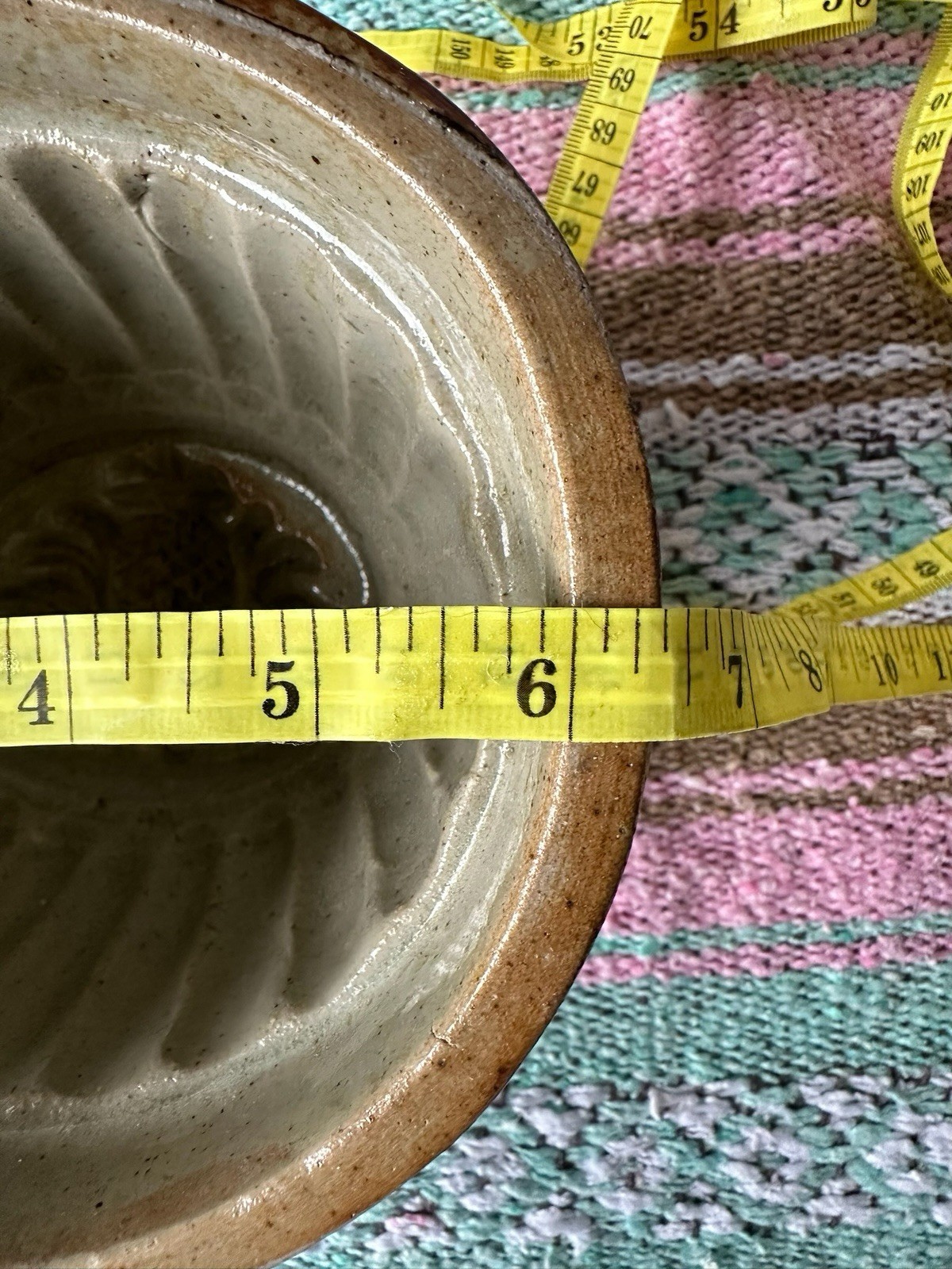 Antique 1800-1900’s Red Ware/Stoneware Pudding/Jelly Mold Bowl