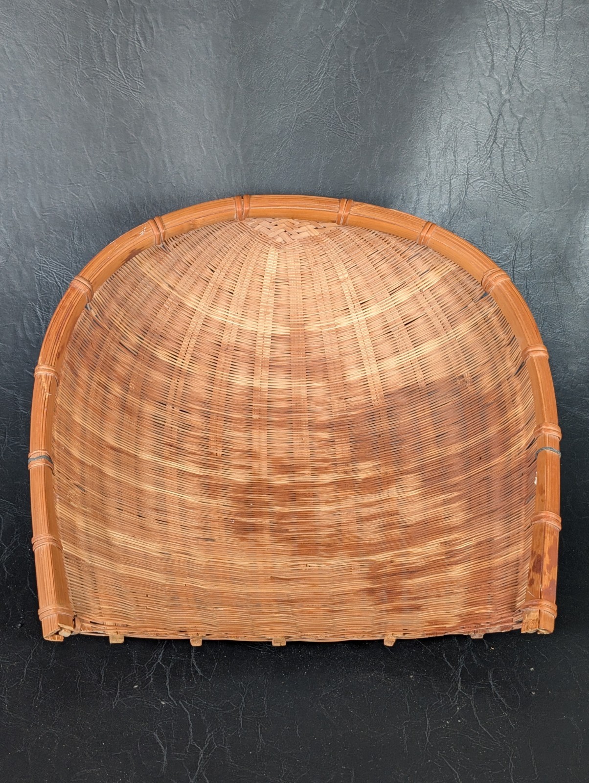 Vintage Japanese Bamboo Drying Basket Natural Kago Zaru