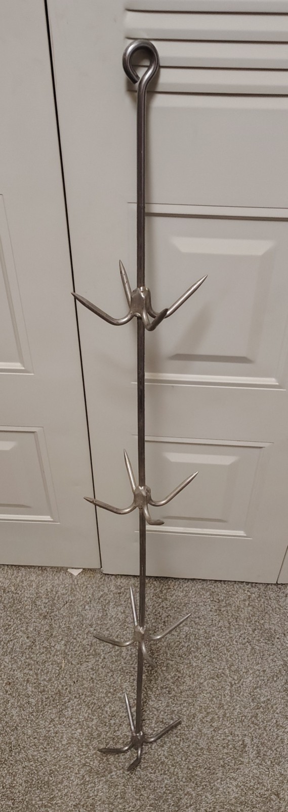 Giant Butcher Shop Meat Drying Hook Stainless Steel Hook 16 Spikes