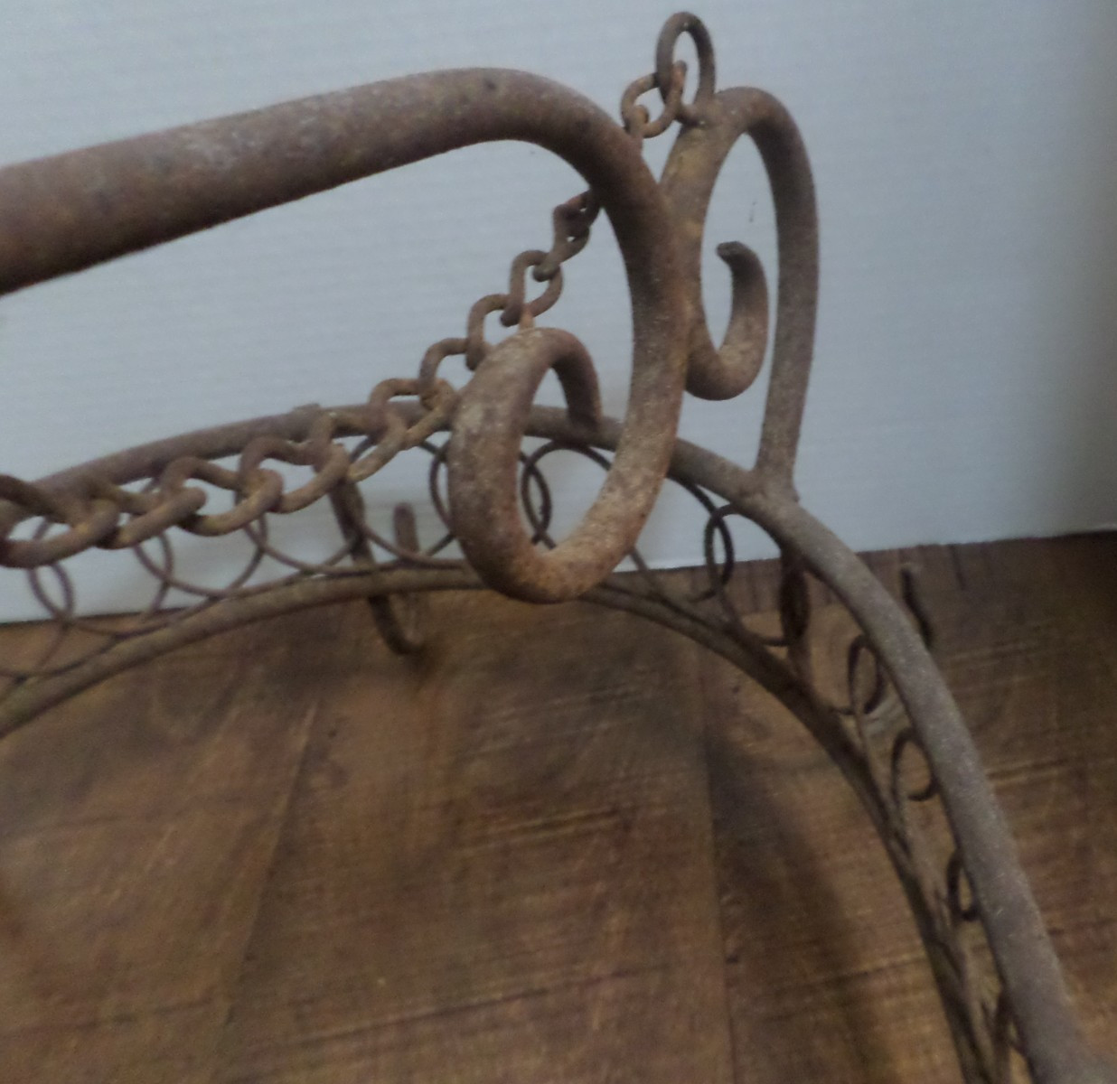 Rustic VTG Ceiling Pot & Pan Holder Large Holds 10 Pans
