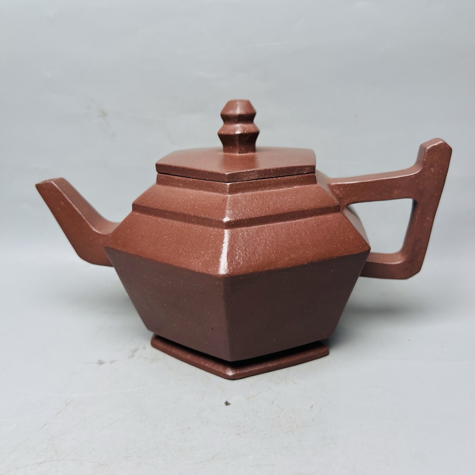 Yixing Zisha Teapot Auction Oolong Tea Vintage Set Artisan Handcrafted Hand