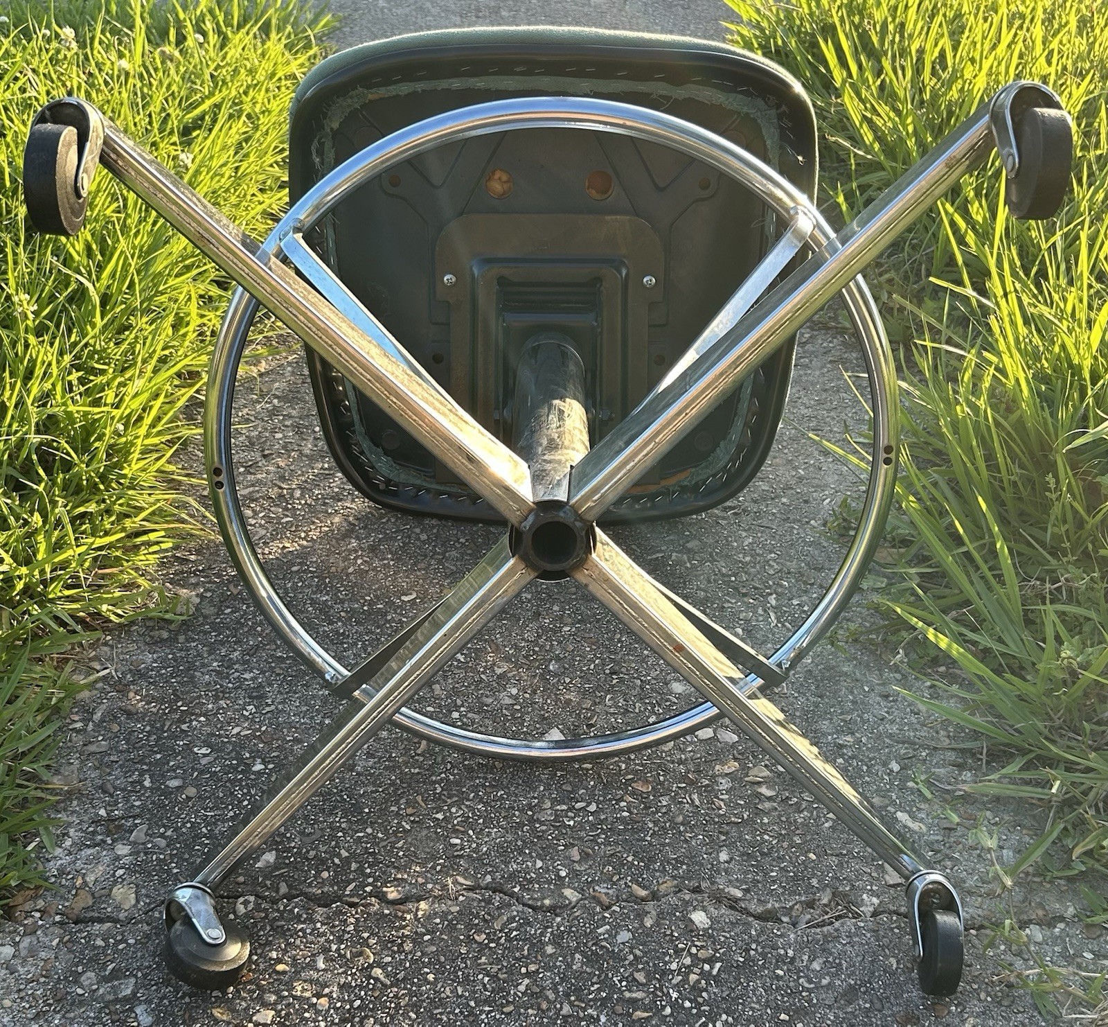 Vintage Cramer Industrial Drafting Stool 1970’s AD Wynne New Orleans Perch Chair