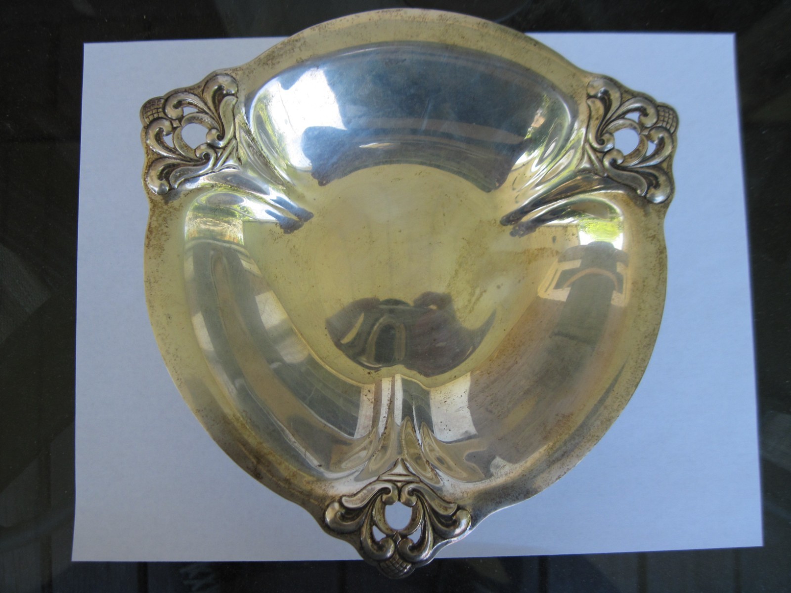 Vintage Royal Danish International Sterling Silver Footed bowl 303 grams T 188