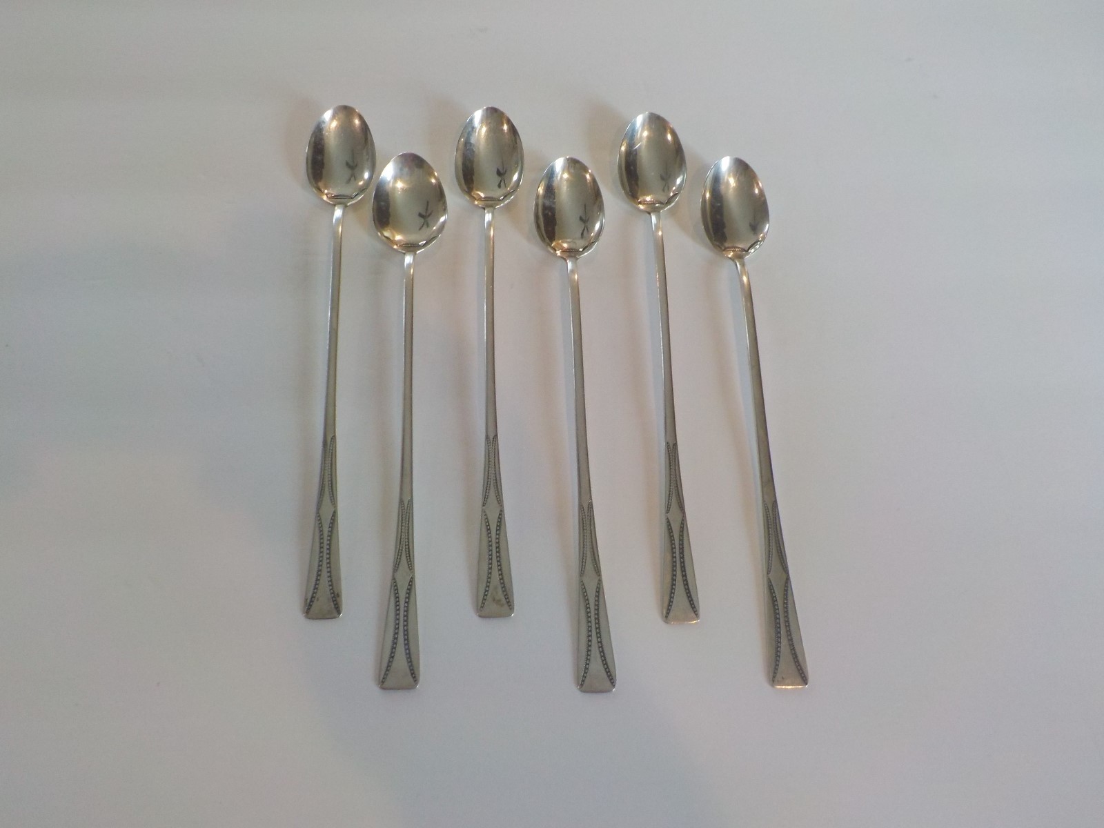 Set/6 Southwest Sterling Silver Hand Made Chocolate Muddlers / Drink Spoons