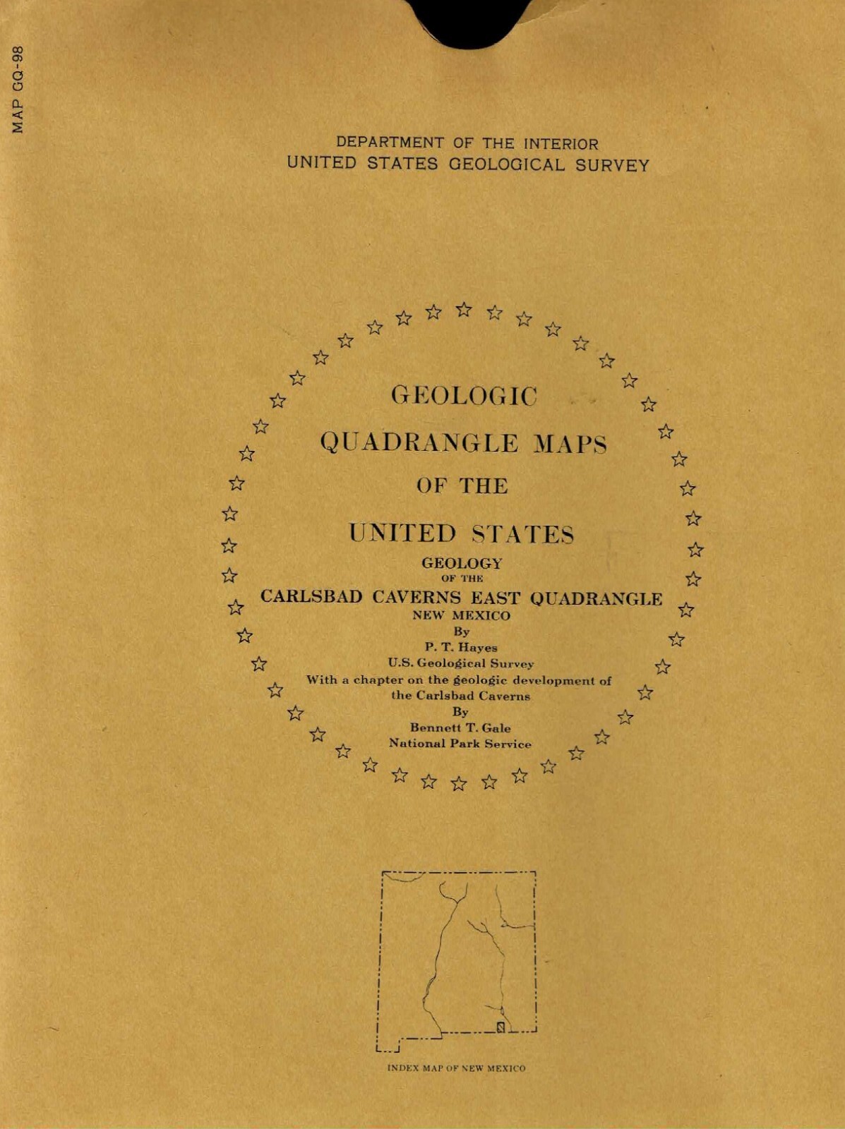 USGS Geologic Map: Carlsbad Caverns East Quadrangle, New Mexico