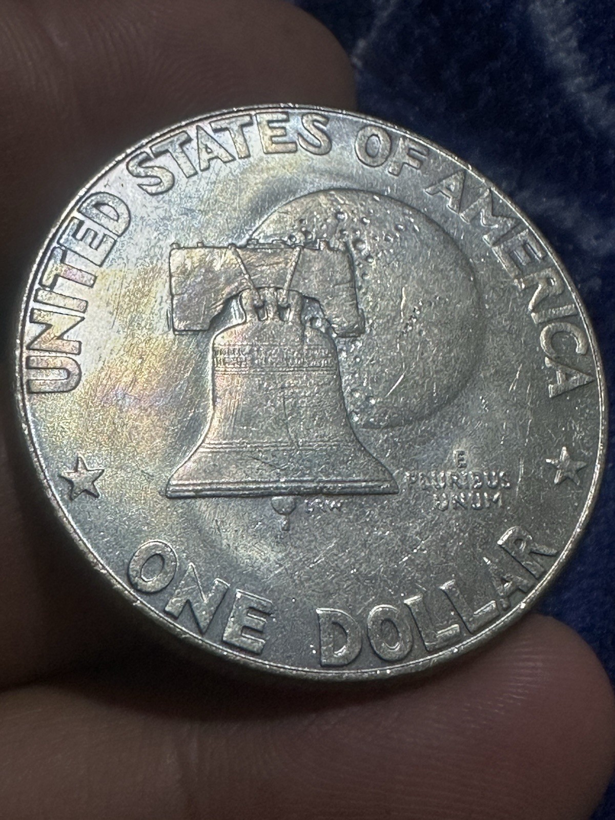 1976-D Bicentennial Eisenhower Dollar Coin, Beautifully Toned, Key Date
