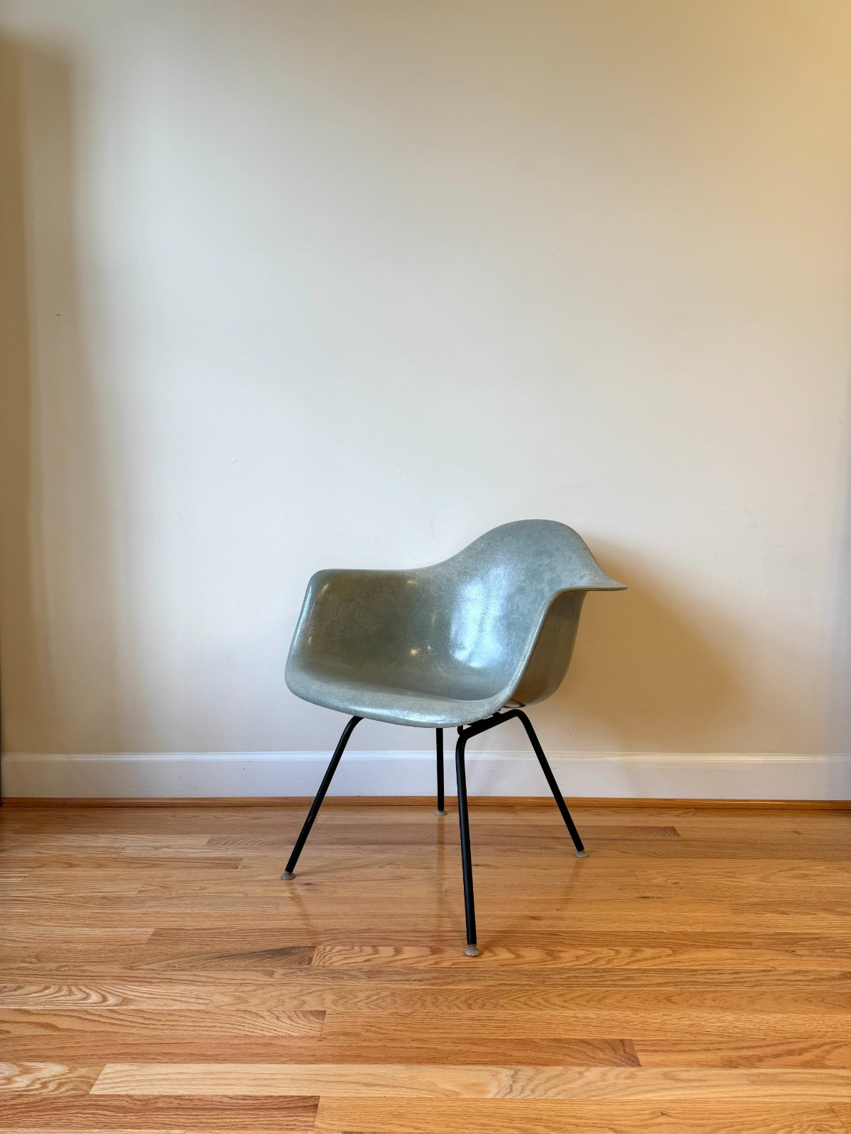 Eames Molded Fiberglass Armchair for Herman Miller (Seafoam Green)