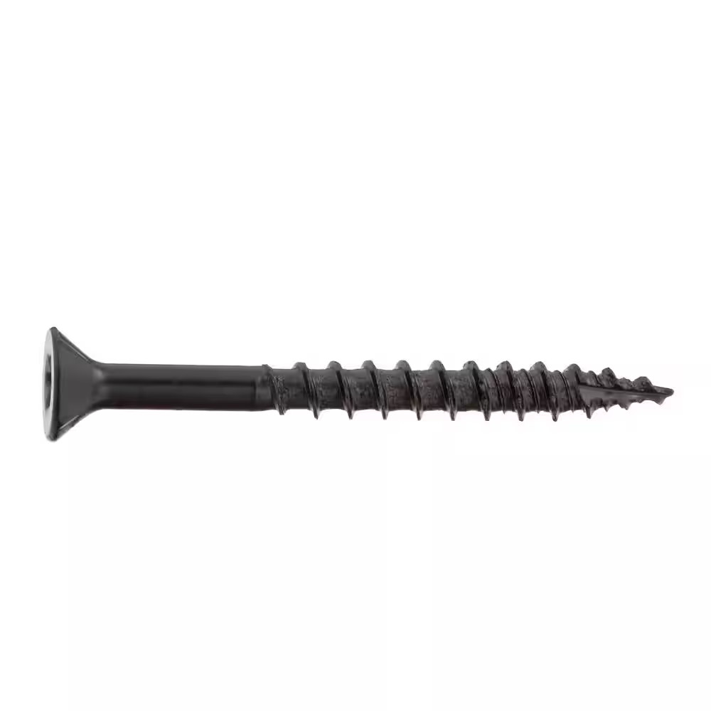 #10 X 2 In. Black 6-Lobe Torx Drive Exterior Flat Head Multi-Material Screw 1 Lb